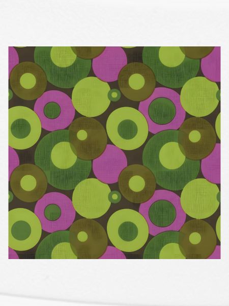 60er-70er-Pop-Art-Kreise-Muster