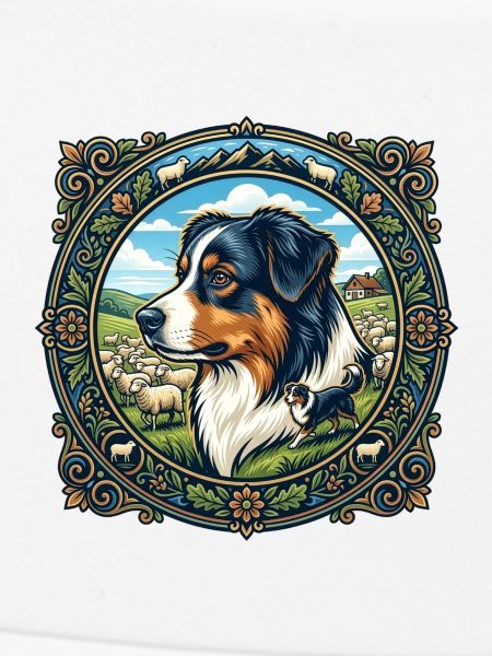 Australian Shepherd Portrait