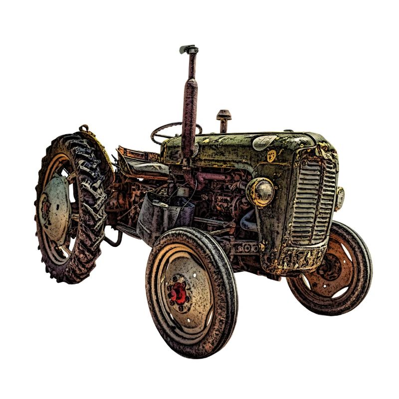 Tractor, farmer, farmer,