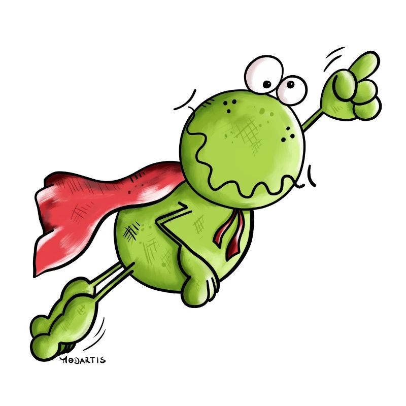 Superhero Frog