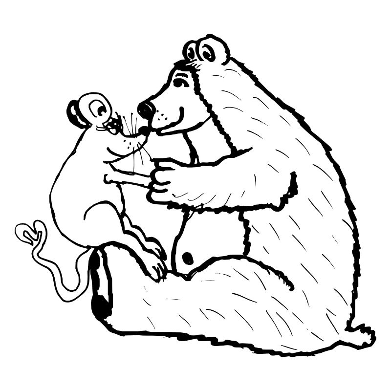 Mouse and Bear - Mouse Bear Love
