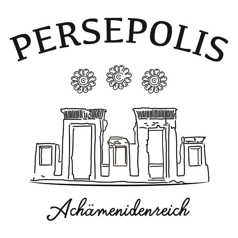 Iran, Persepolis, excavation site