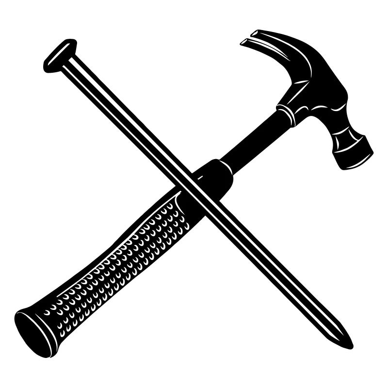 Hammer und Nagel