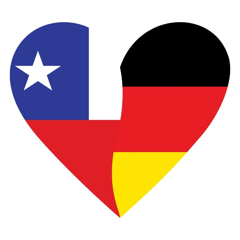 Chile Germany Heart