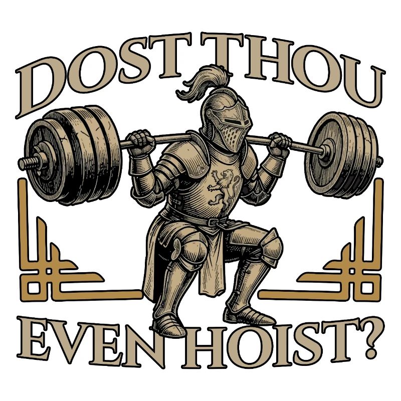 Dost Thou Even Hoist Medieval Knight Funny