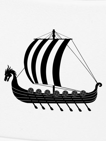 Wikinger-Drachenschiff dragar