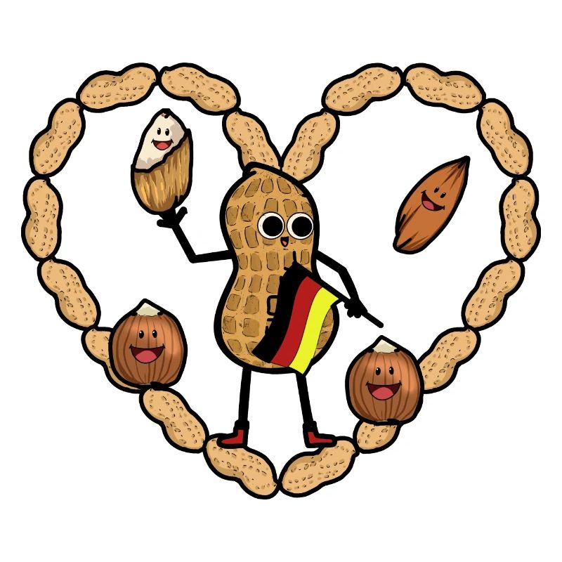 German Nut Peanut German Flag Nuts