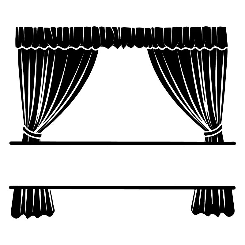 Curtains with recess