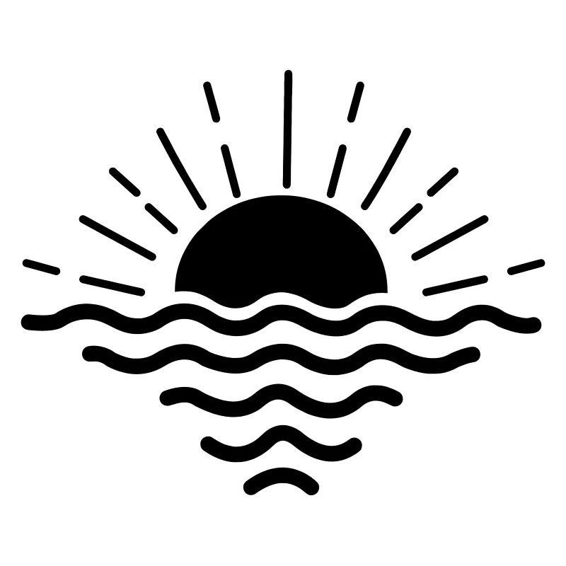 sunset sea