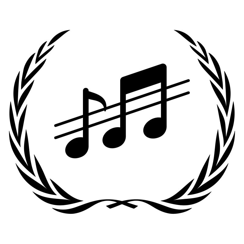 Music Notes Wreath