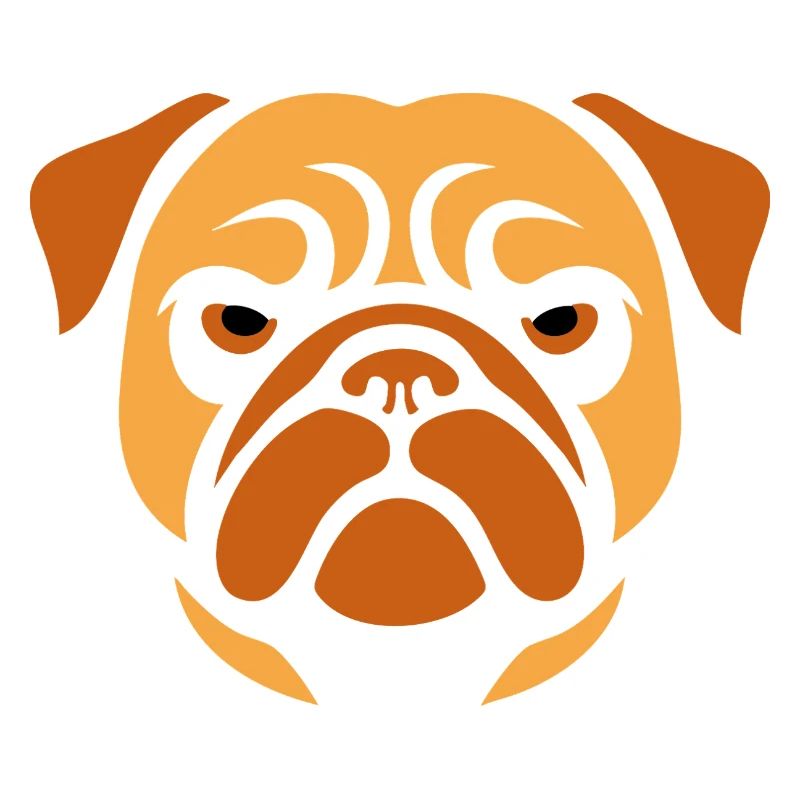 Mops , Hundekopf