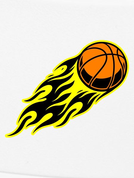 Basketball flame