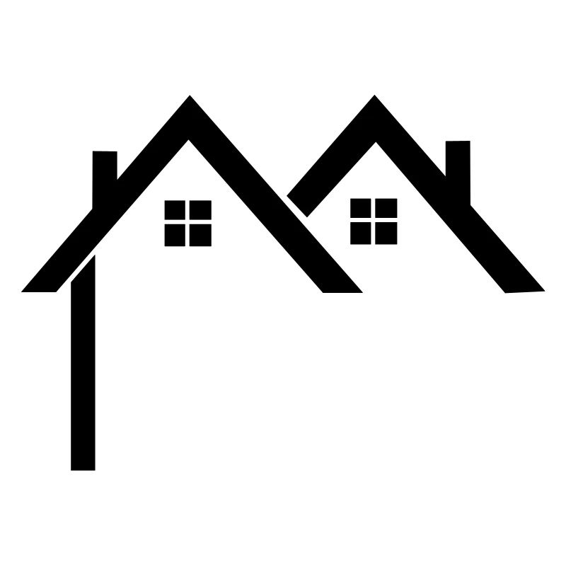 Wohngebiet Logo Häuser