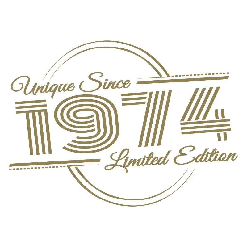 Unique since vintage 1974 retro