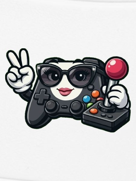Kawaii-Spielcontroller-Friedenszeichen