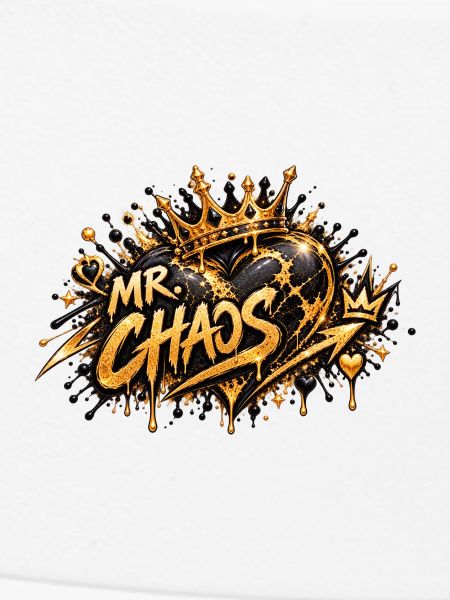Mr Chaos Krone Graffiti Stil