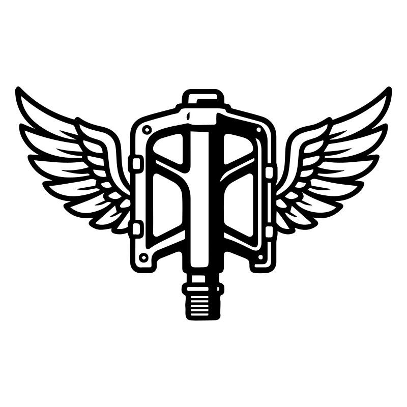 Pedal with wings