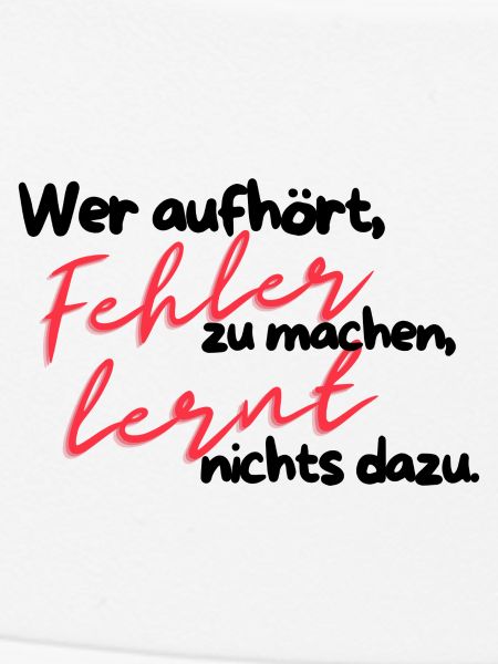 Mistakes teach red writing