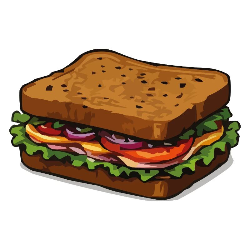 Sandwich illustration