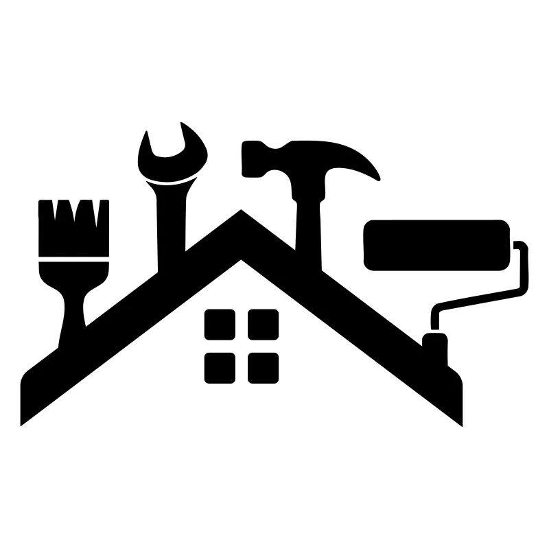 Home & Craft Logo – Hammer Brush Paint Roller