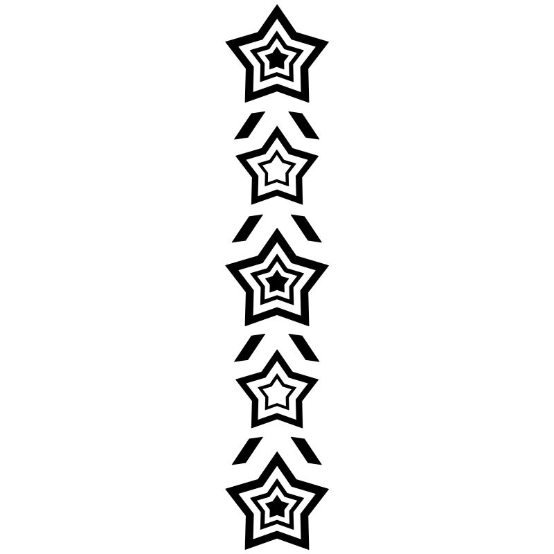 Rangée d’étoiles