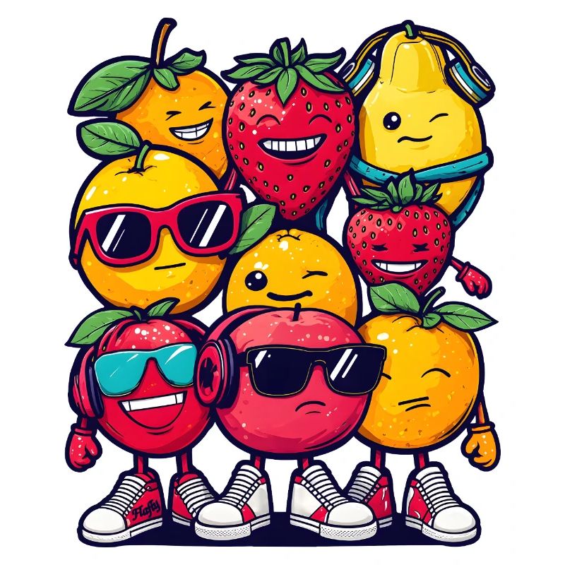 Fruit Squad – 🍓 🍊 🍉 Cartoon