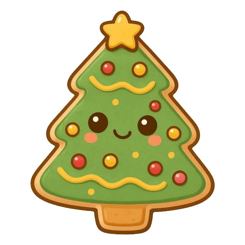 Christmas Tree Cookie