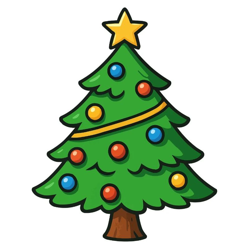 Weihnachtsbaum Cartoon