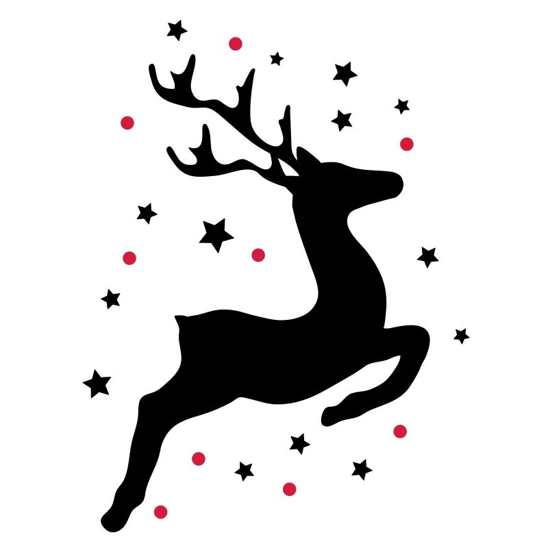 leaping reindeer