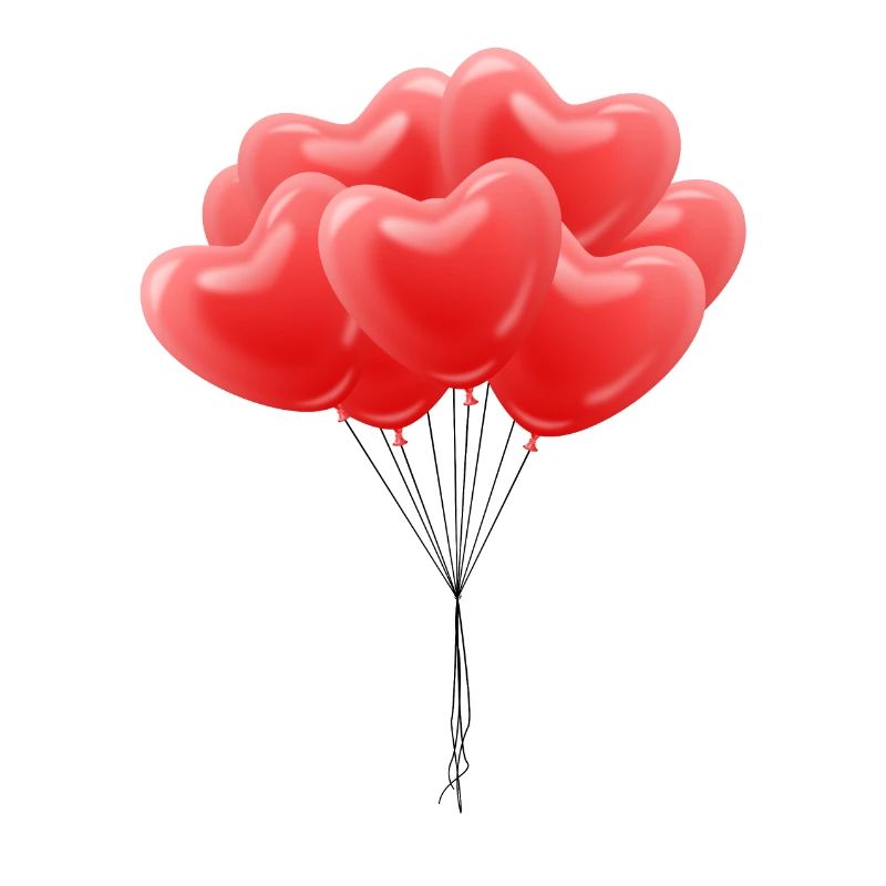 Herz-Luftballons