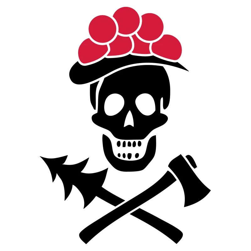 Black Forest Skull Bollenhut Axe - Pure Heimat