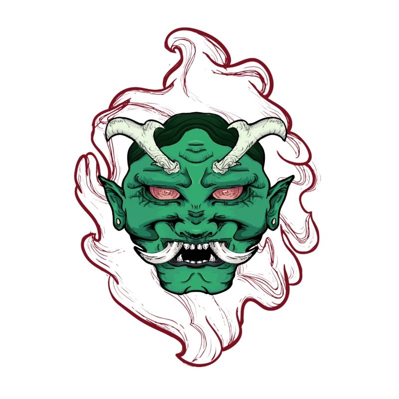 Japan Demon - vert