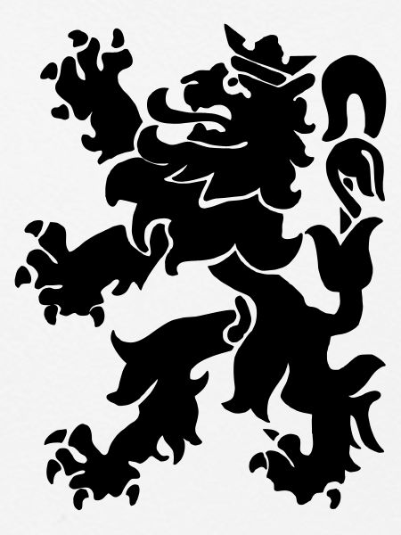 Löwenlöwe Lowe León Krone