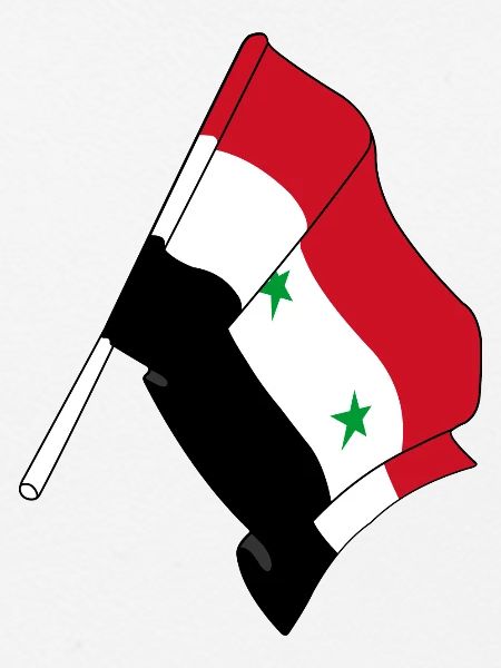 Flagge Syrien