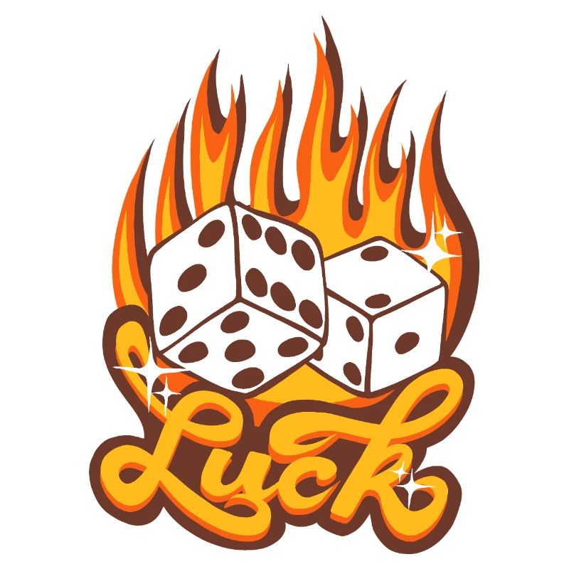 Luck – Fiery Cube Lucky Design