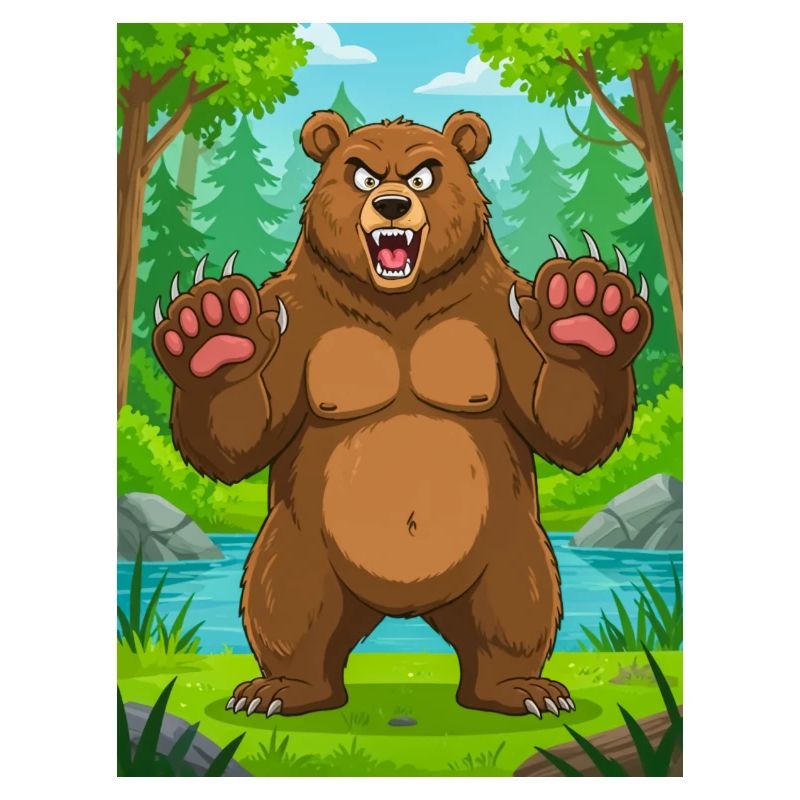 Brown Bear – powerful forest predator in America