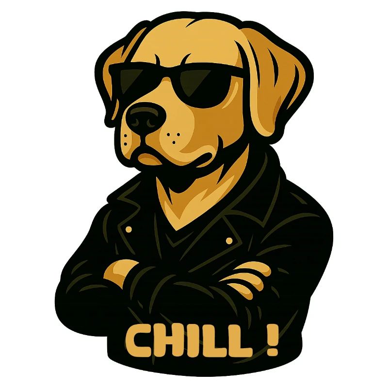 Cool Labrador with sunglasses – Chill