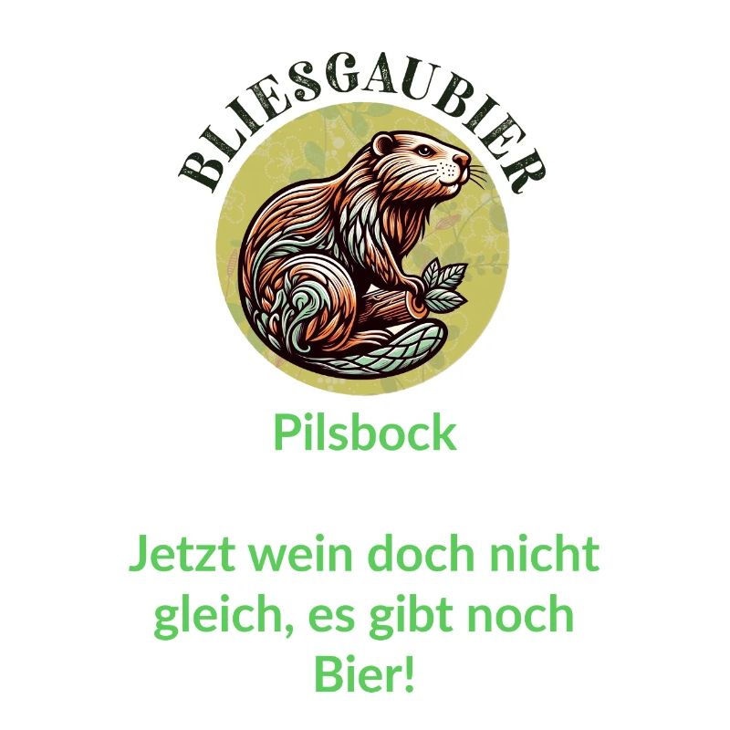 Pilsbock Biber Bier Humor Shirt