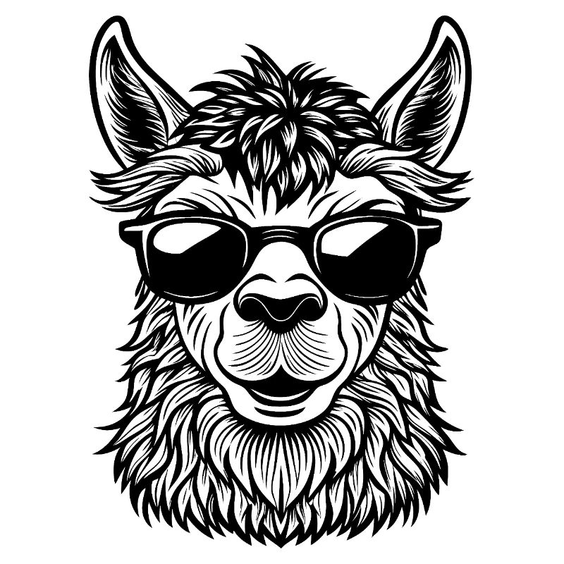 Lama-Gesicht