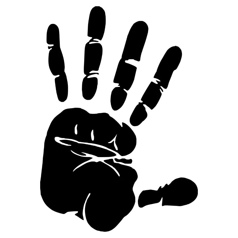 Limitiert - schwarze Hand - Geschenk - Idee