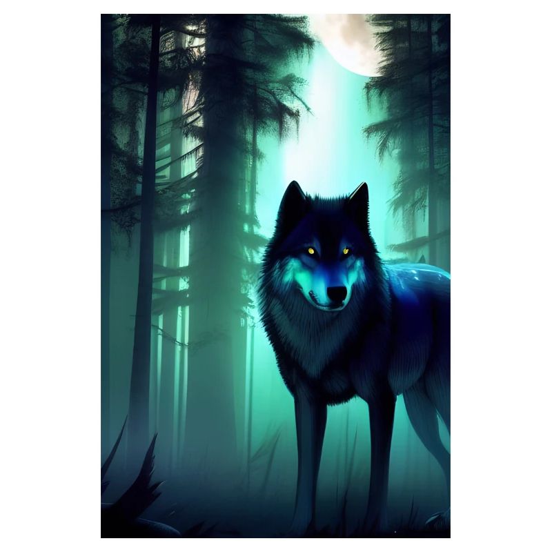 Wolf im Wald