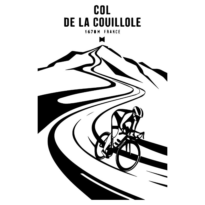 Ascent to Col de la Couillole de Cyclisme