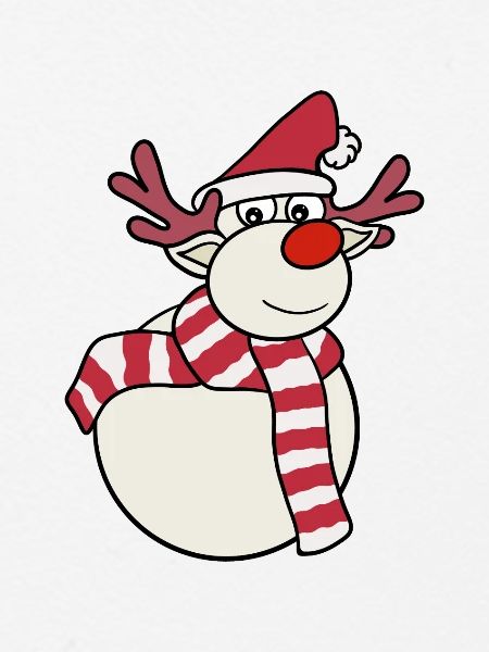 Reindeer Snowman