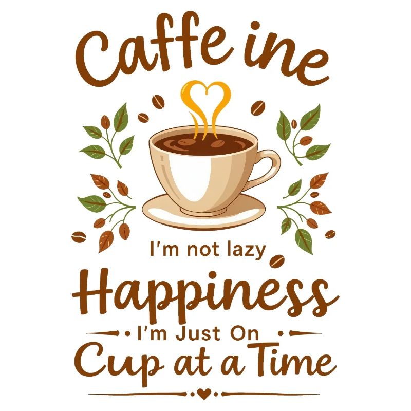 Caffeine I m not lazy