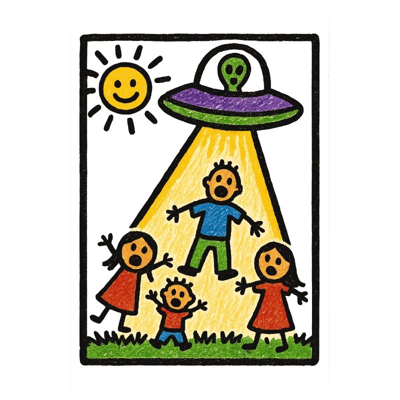 UFO nimmt Papa mit!