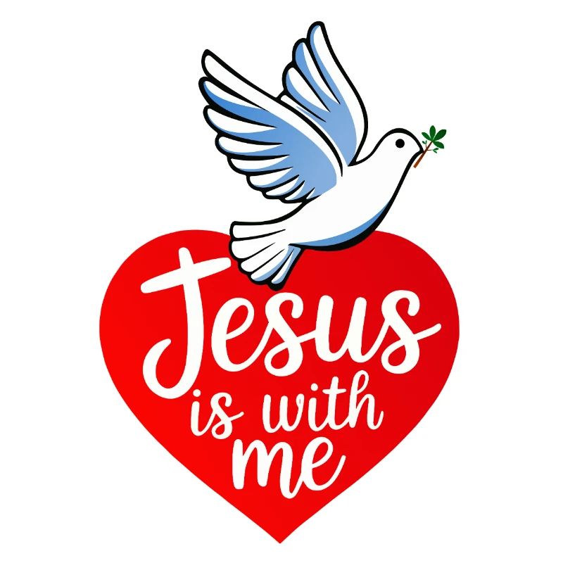 Jesus is with me taube