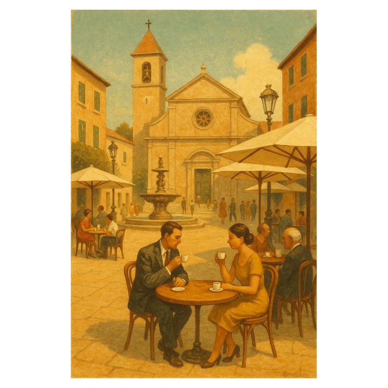 Coffee magic in squares