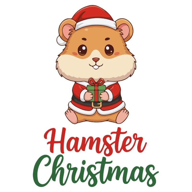 Hamster-Weihnachtsstimmung