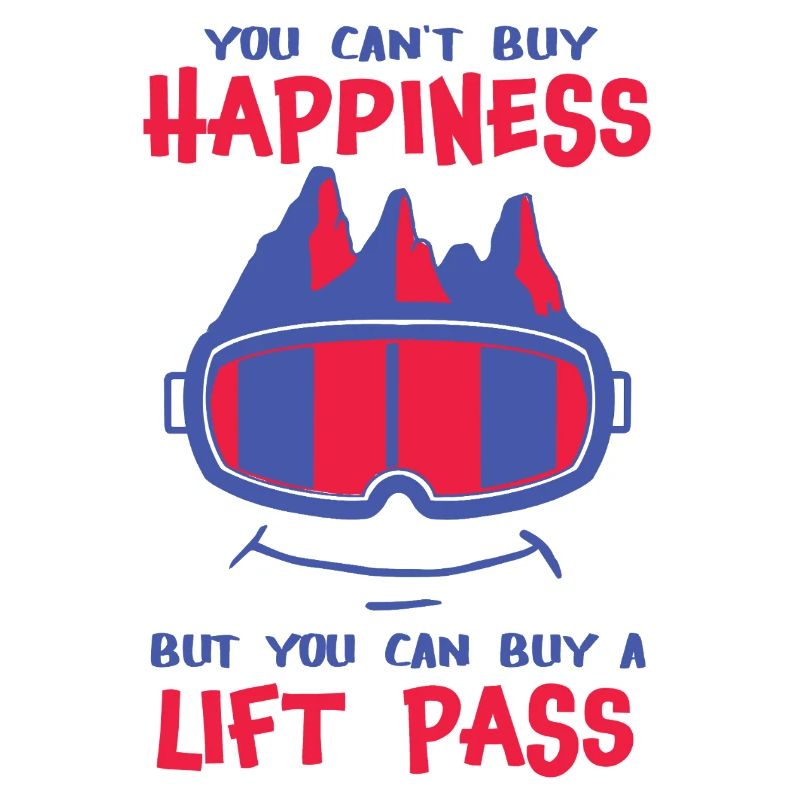 Happiness Ski Snowboard Mountains Slope