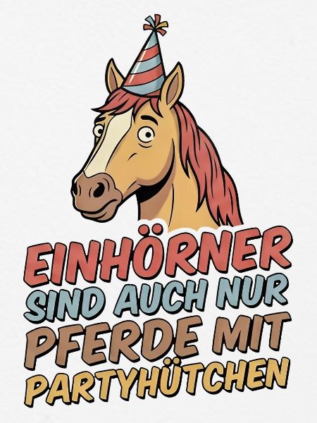 Partypferd mit Hut